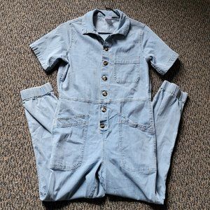 No Boundaries Short Sleeve Jumpsuit Juniors Size 7-9